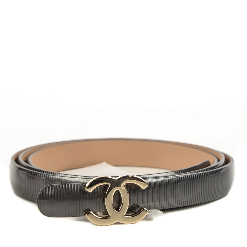 Authentic Chanel skinny belt size 90/36